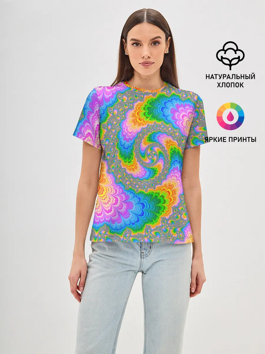 Женская базовая футболка / КИСЛОТНЫЕ РАЗВОДЫ