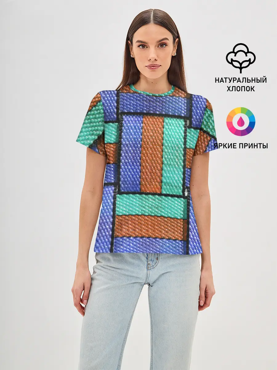 Женская базовая футболка / Stripes