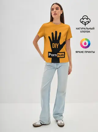 Женская базовая футболка / Pornhub