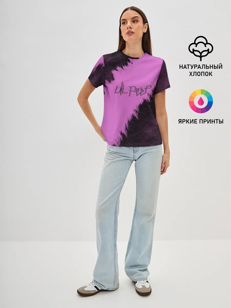 Женская базовая футболка / LIL PEEP