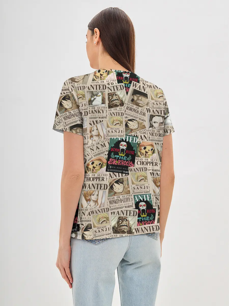 Женская базовая футболка / Ван пис