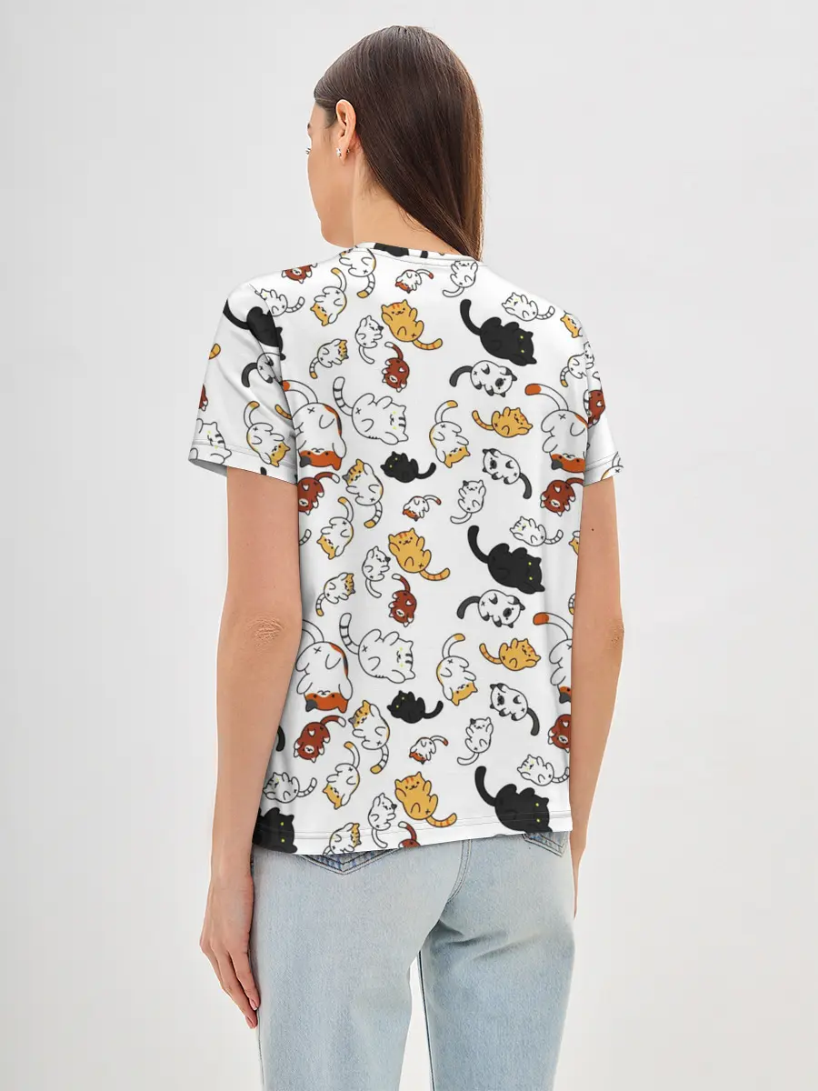 Женская базовая футболка / Котэ | Котята