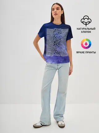 Женская базовая футболка / Unknown Pleasures