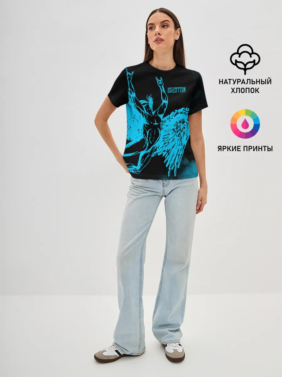 Женская базовая футболка / Led Zeppelin