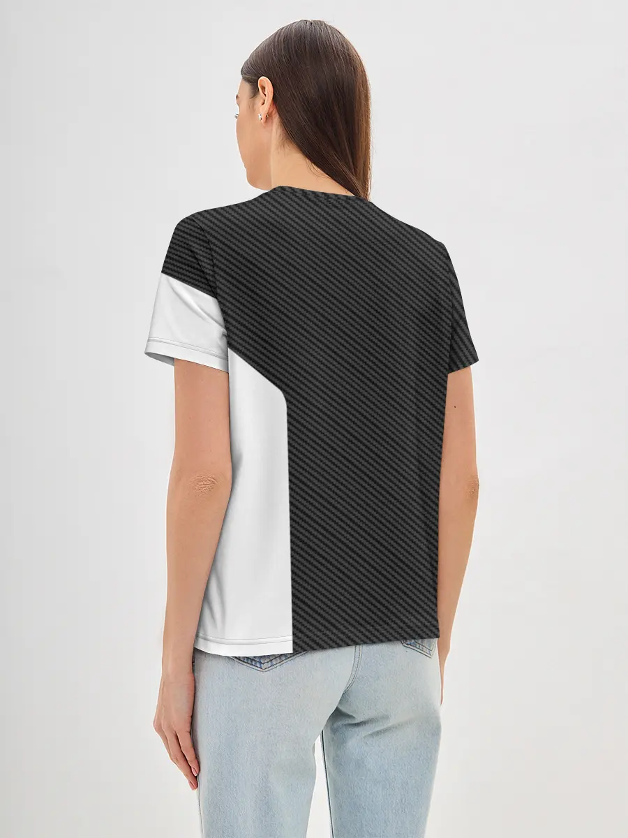 Женская базовая футболка / BMW CARBON | БМВ КАРБОН