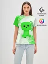 Женская базовая футболка / MINECRAFT CREEPER