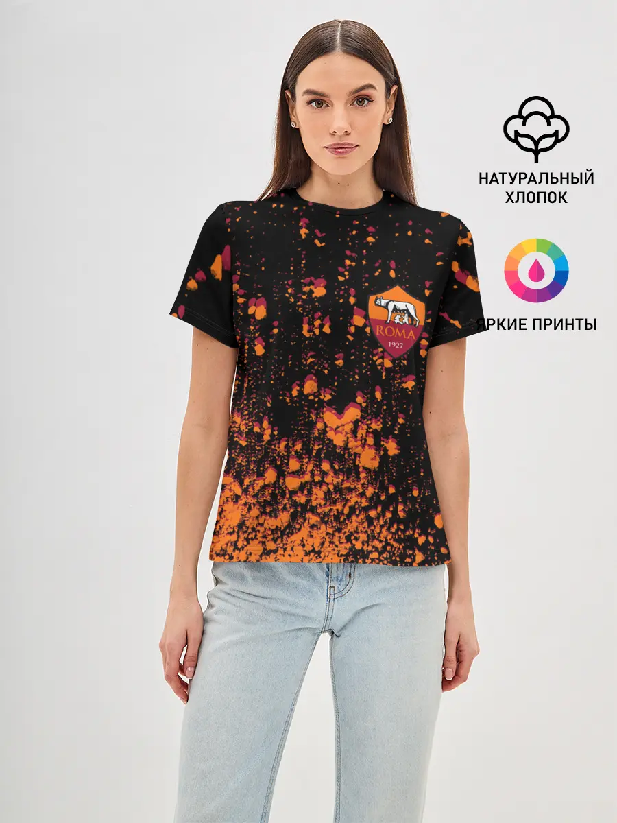 Женская базовая футболка / Roma.