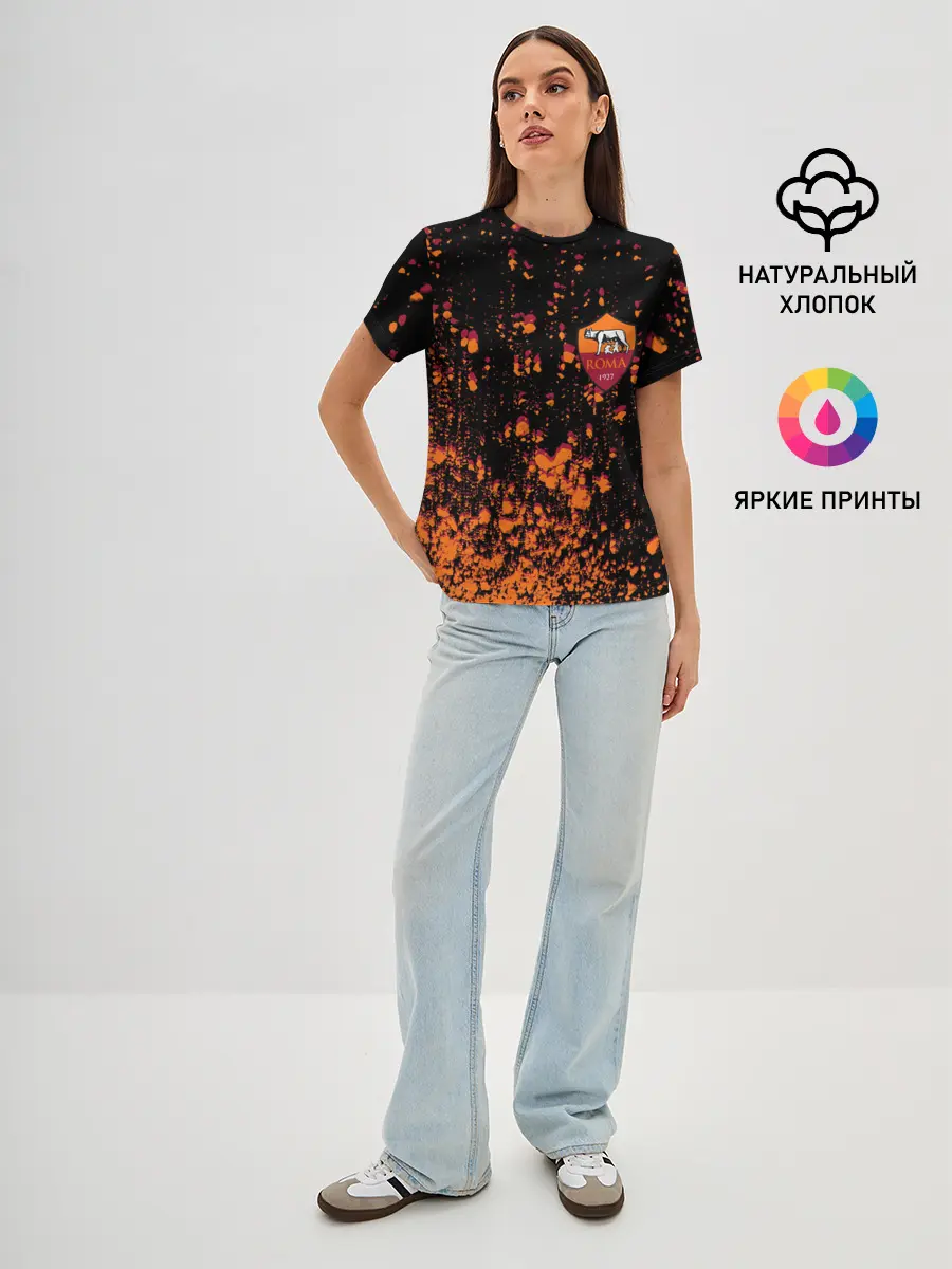 Женская базовая футболка / Roma.