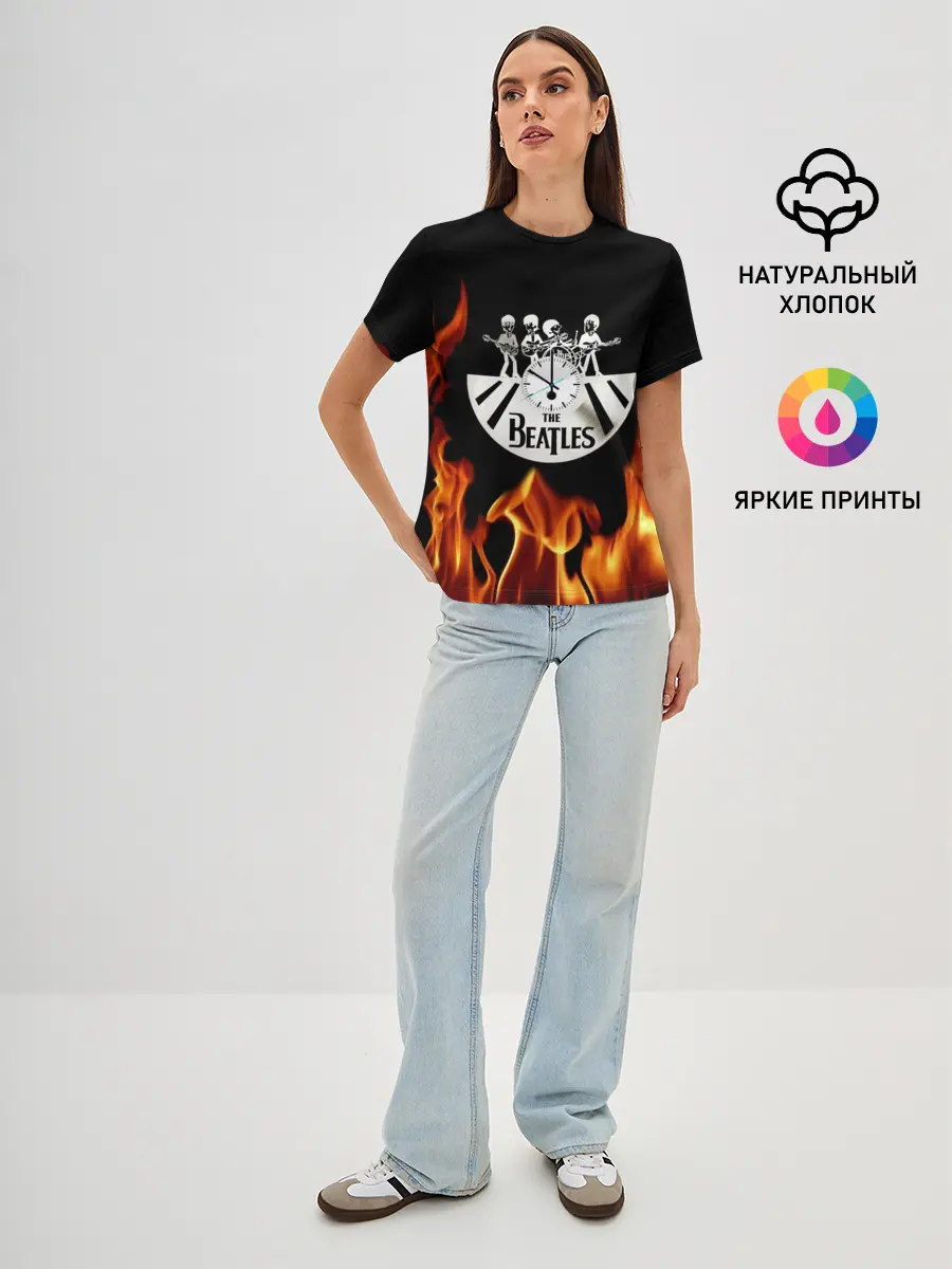 Женская базовая футболка / The Beatles
