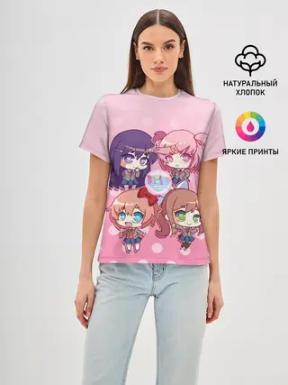 Женская базовая футболка / DOKI DOKI LITERATURE CLUB