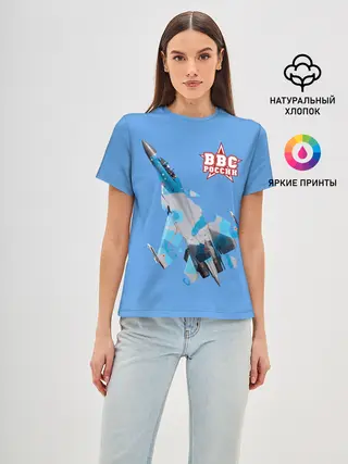 Женская базовая футболка / ВВС России