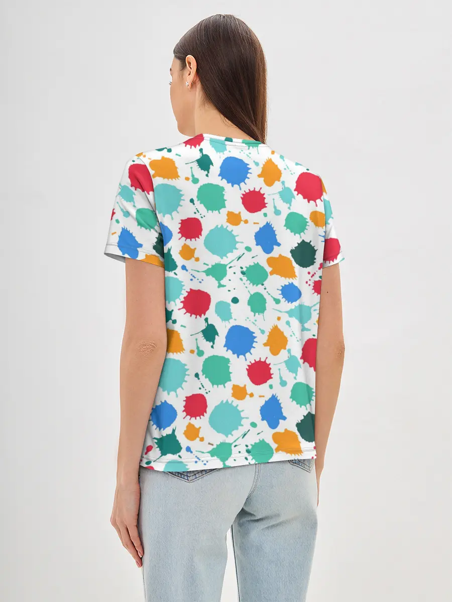 Женская базовая футболка / Дораэмон и компания