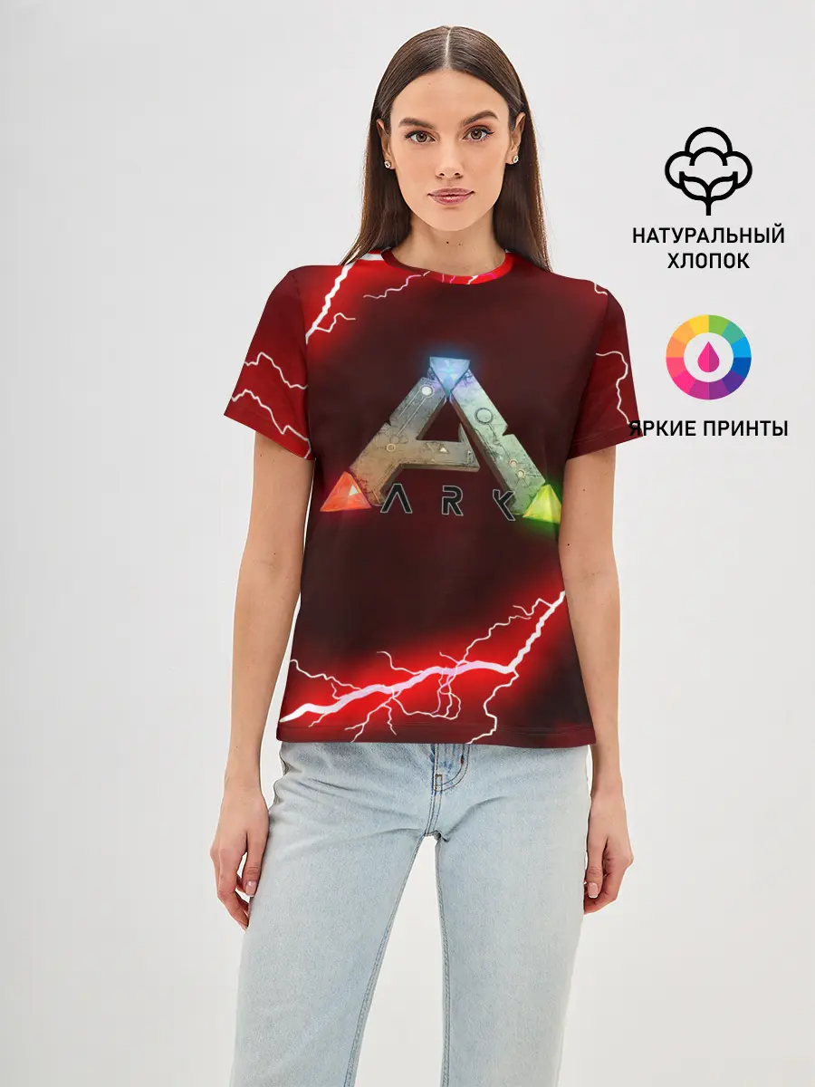 Женская базовая футболка / Ark Survival Evolved