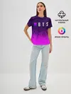 Женская базовая футболка / BTS / БТС