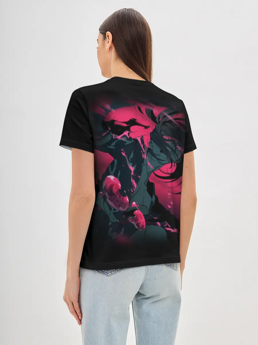 Женская базовая футболка / ХЯККИМАРУ В ЯРОСТИ | ДОРОРО