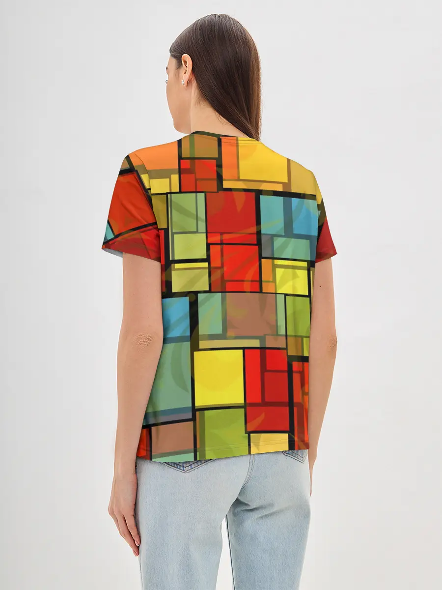 Женская базовая футболка / ГЕОМЕТРИЯ