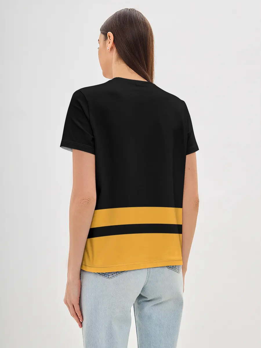 Женская базовая футболка / Бостон Брюинз НХЛ