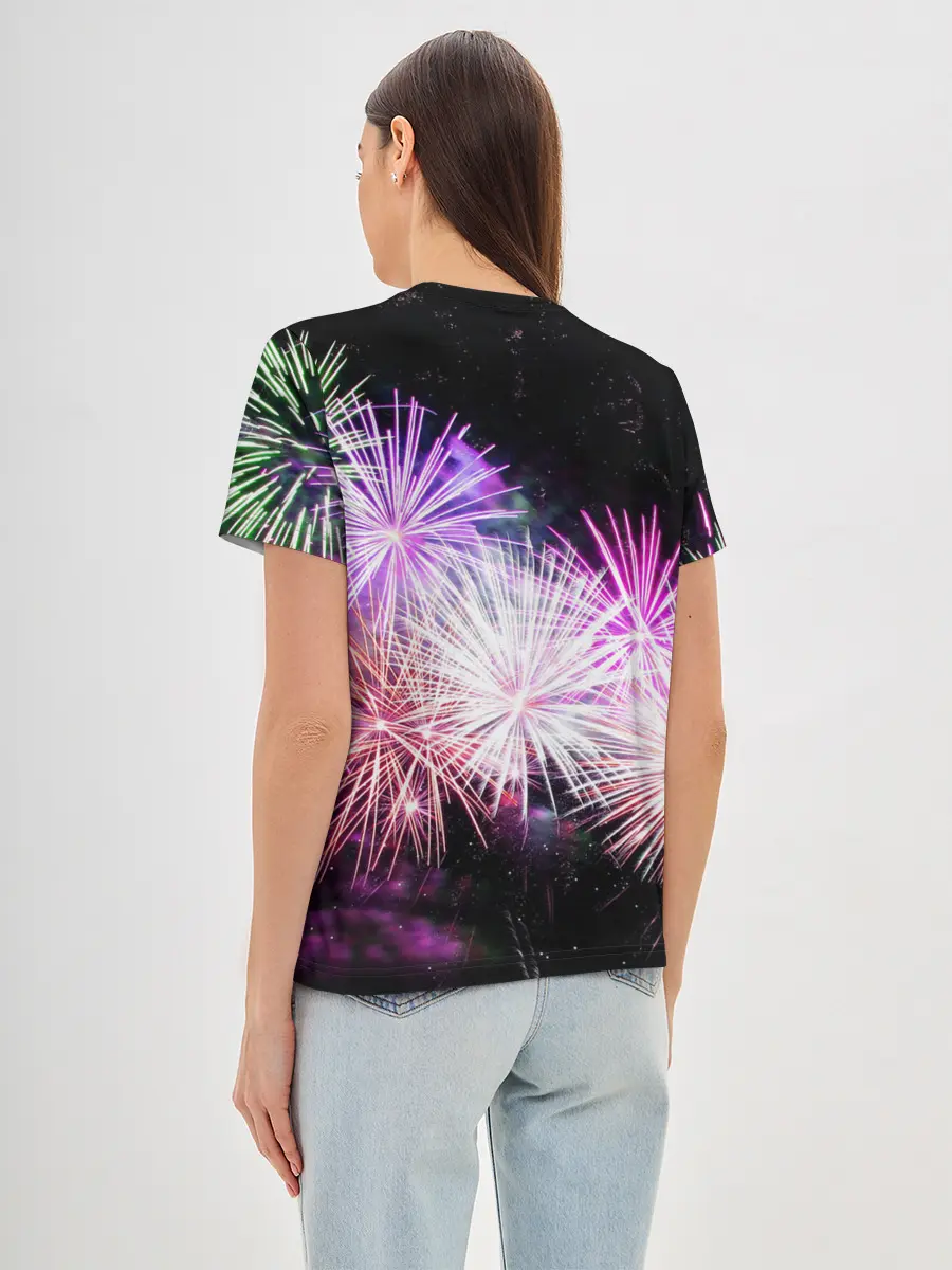 Женская базовая футболка / Салют