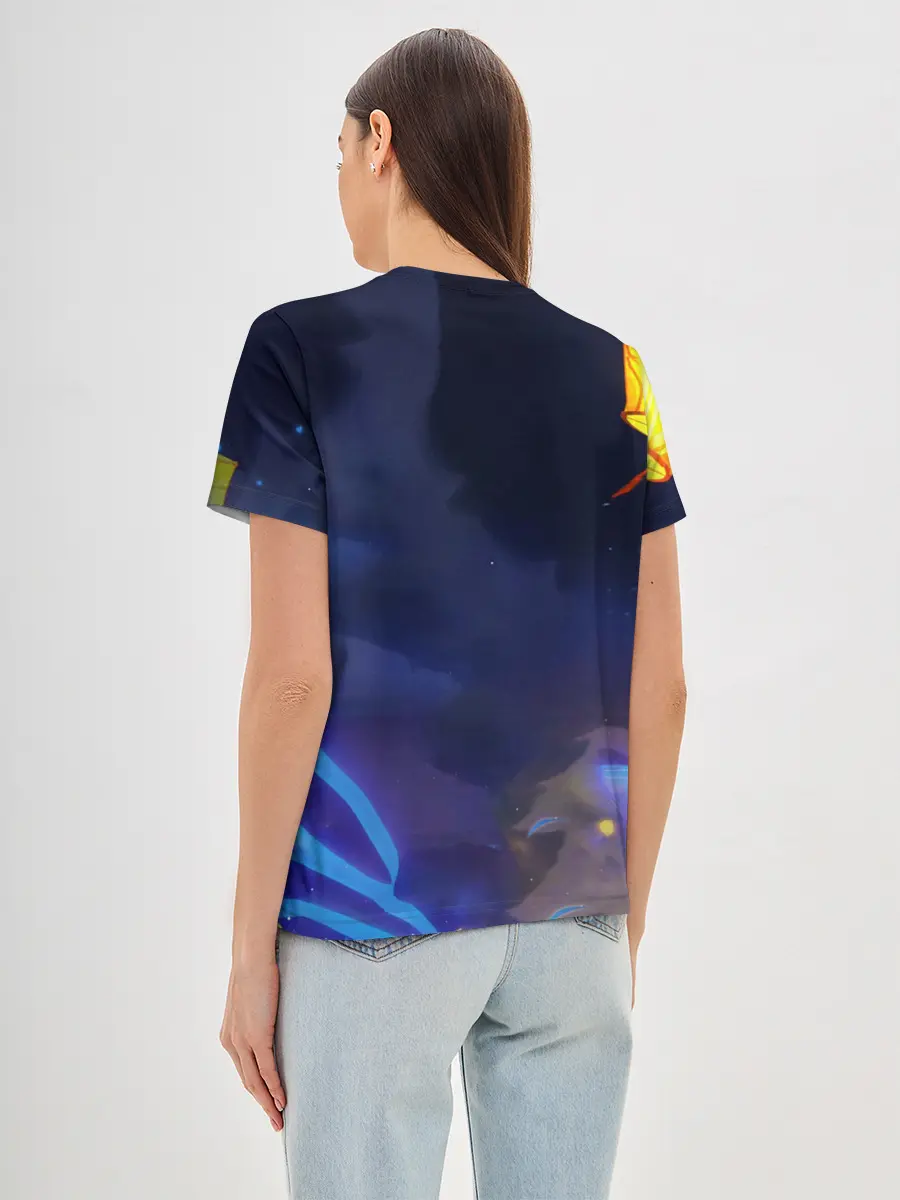 Женская базовая футболка / Сяо, Genshin Impact