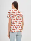 Женская базовая футболка / Рыжий паттер