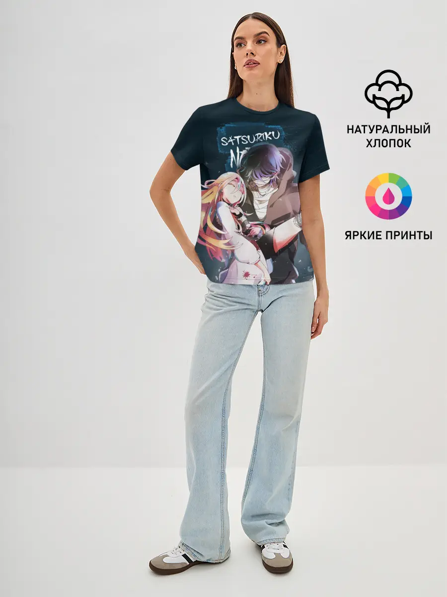 Женская базовая футболка / Satsuriku no tenshi