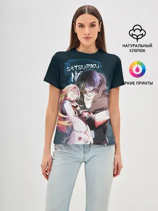Женская базовая футболка / Satsuriku no tenshi
