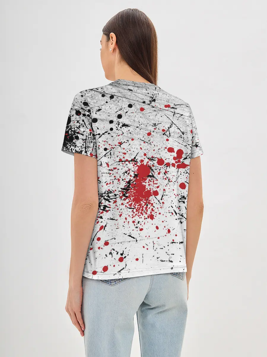 Женская базовая футболка / Кемикал Романс Рок Группа Лого