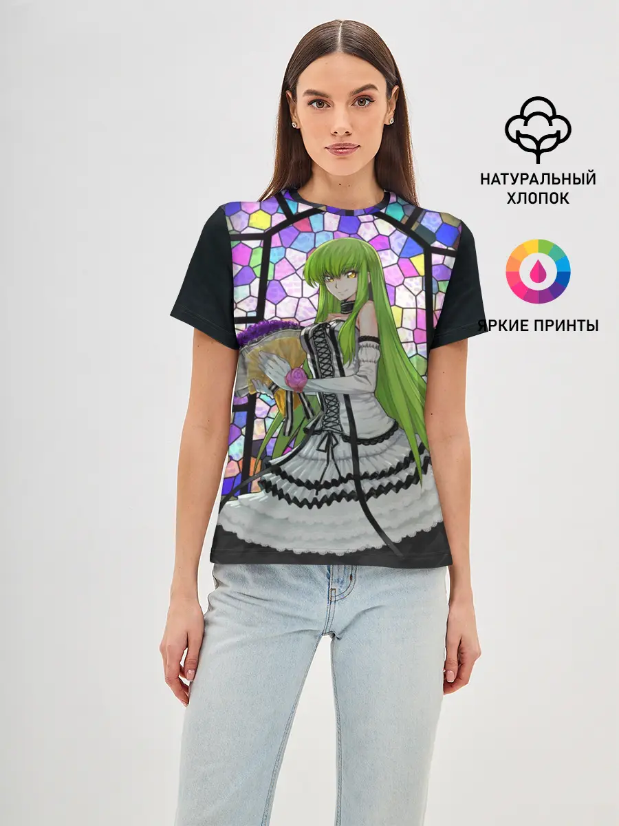 Женская базовая футболка / Код Гиас