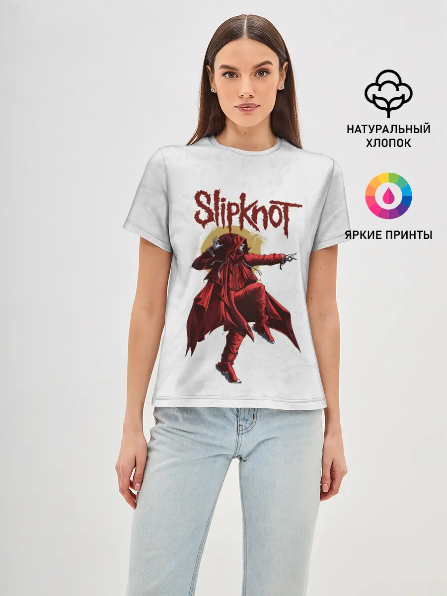 Женская базовая футболка / SLIPKNOT | СЛИПКНОТ