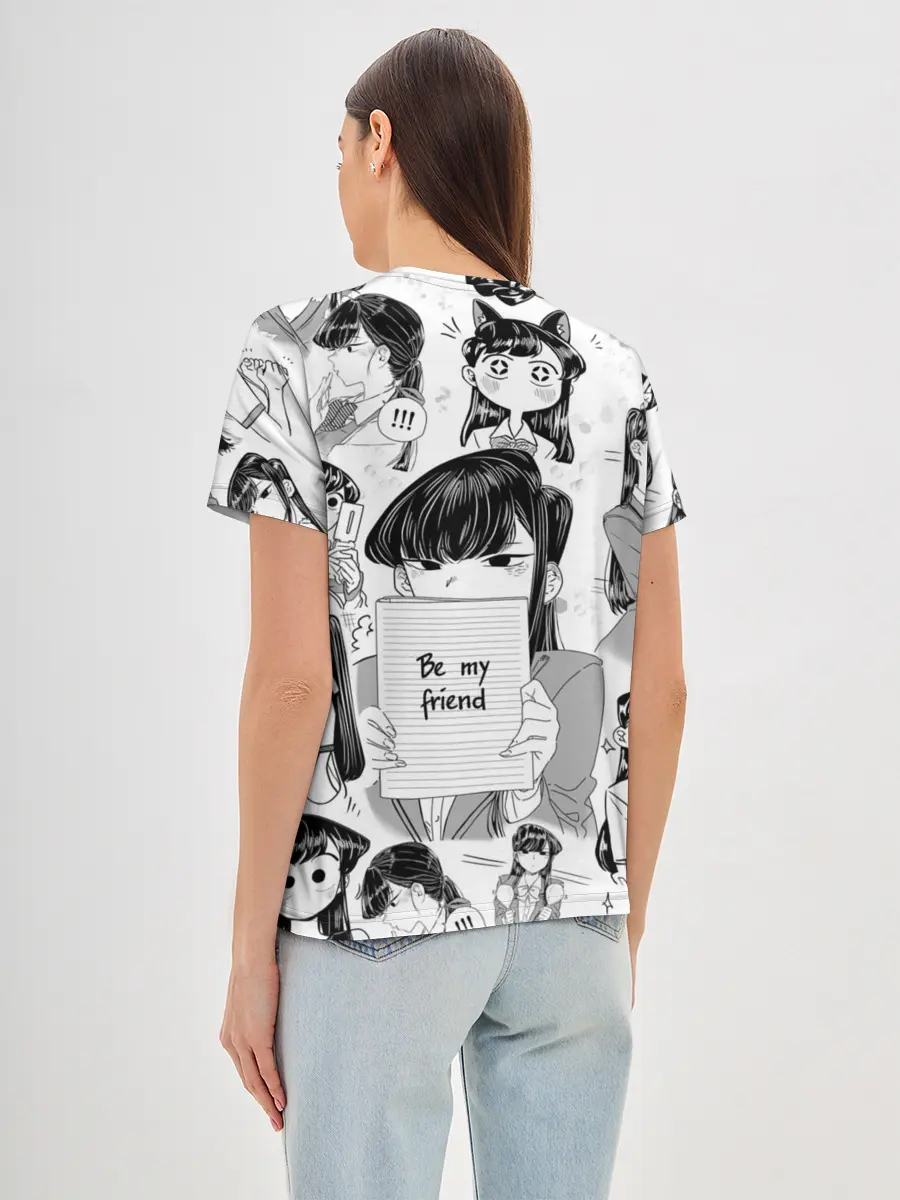 Женская базовая футболка / Be my friend