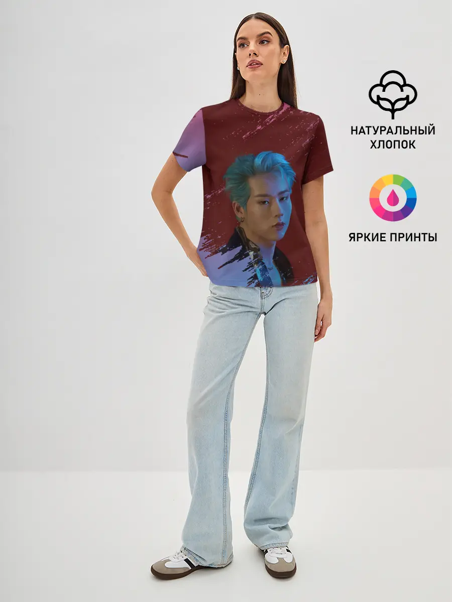 Женская базовая футболка / MONSTA X | MX