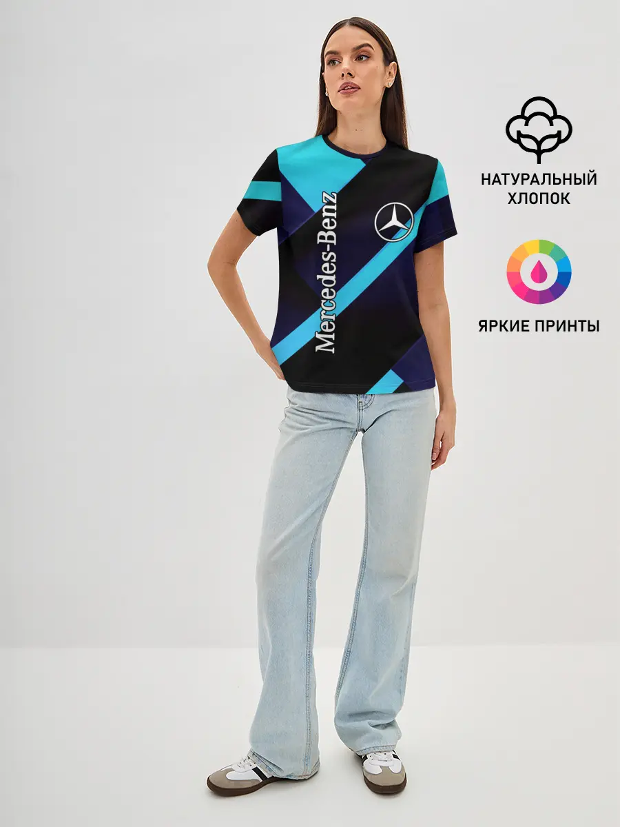 Женская базовая футболка / Mercedes Benz