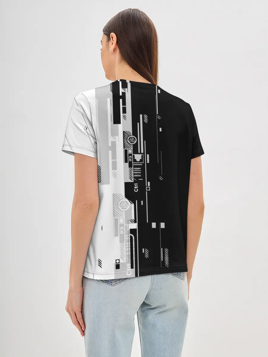 Женская базовая футболка / BALTMOTORS / ТЕХНО