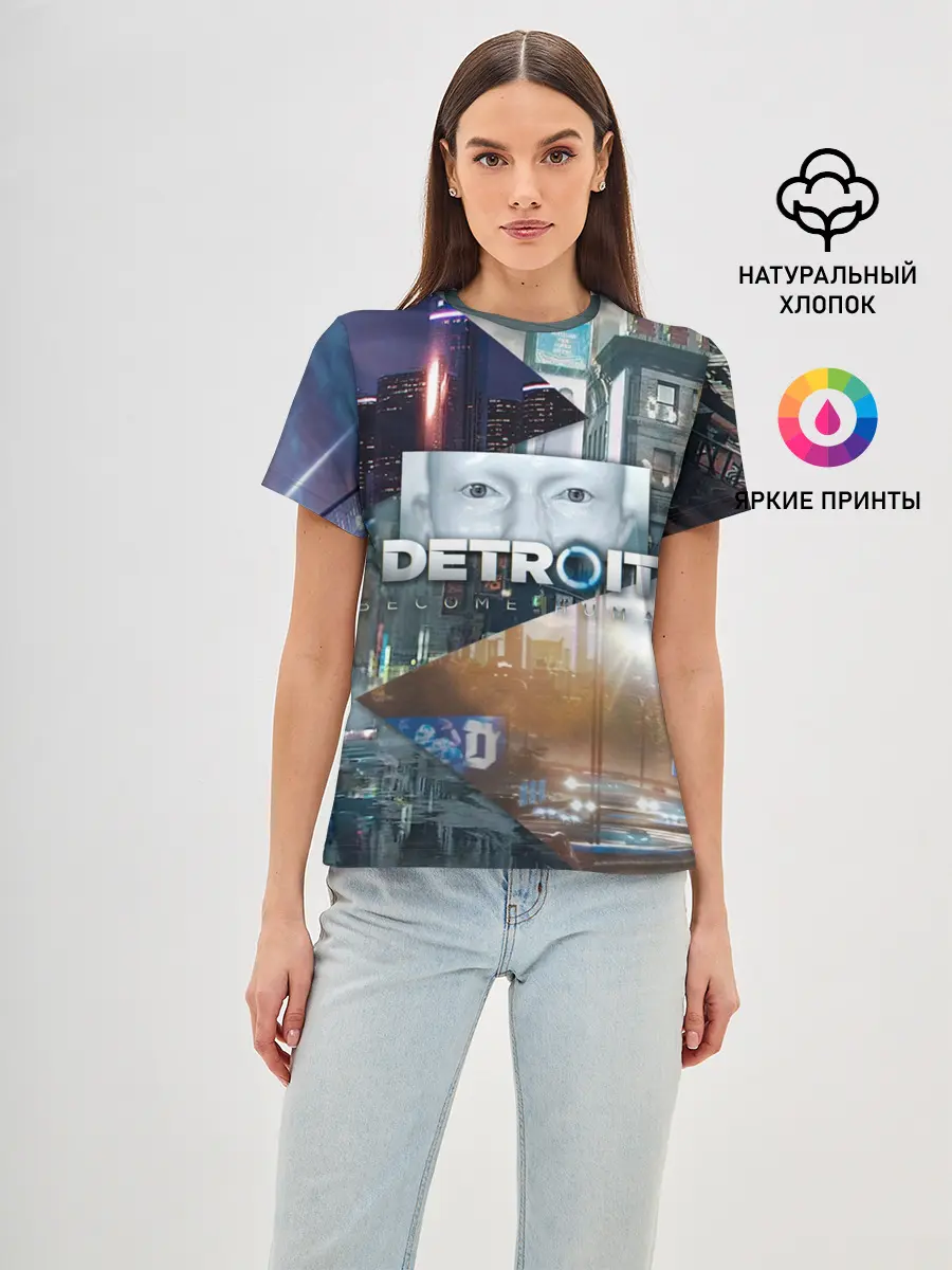 Женская базовая футболка / Detroit: Become Human
