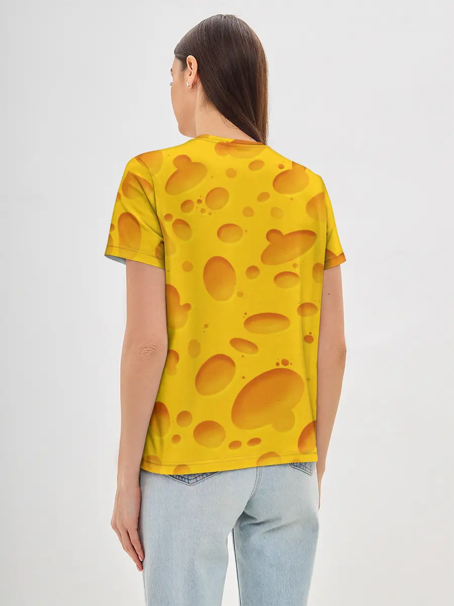 Женская базовая футболка / Сыр