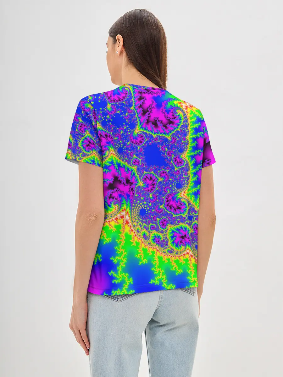 Женская базовая футболка / NEON&ACID