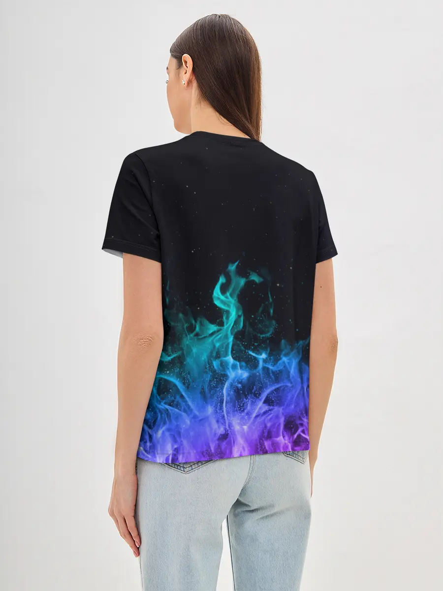 Женская базовая футболка / Marshmello Fortnite