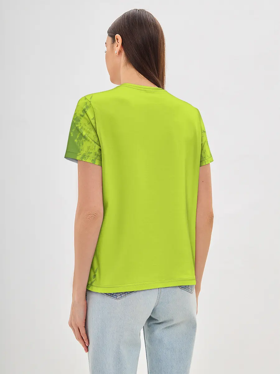 Женская базовая футболка / Авокадо