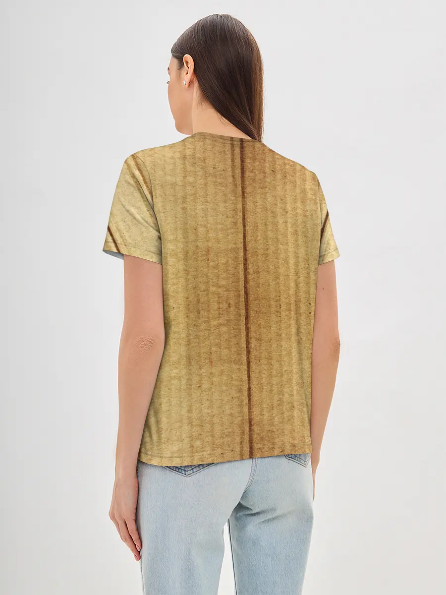 Женская базовая футболка / Картон