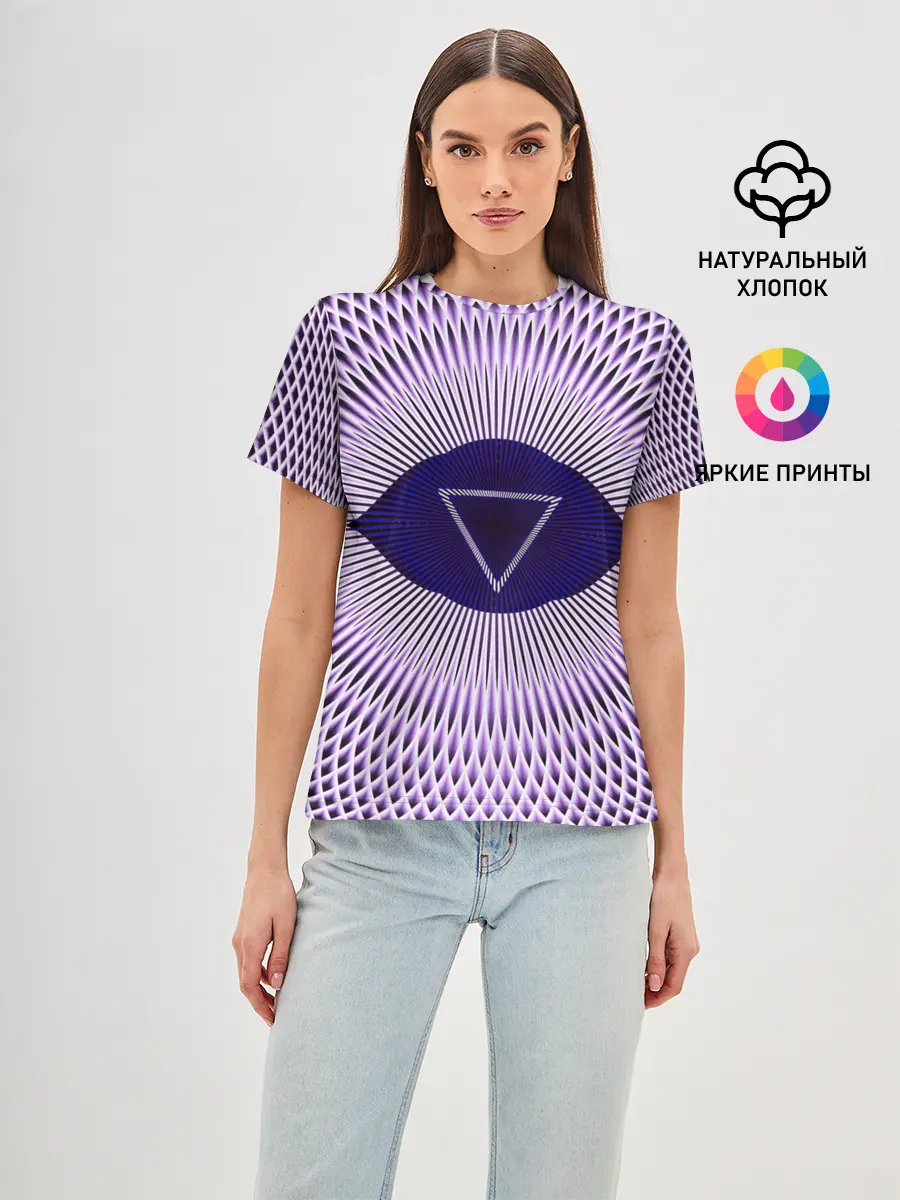 Женская базовая футболка / Чакра