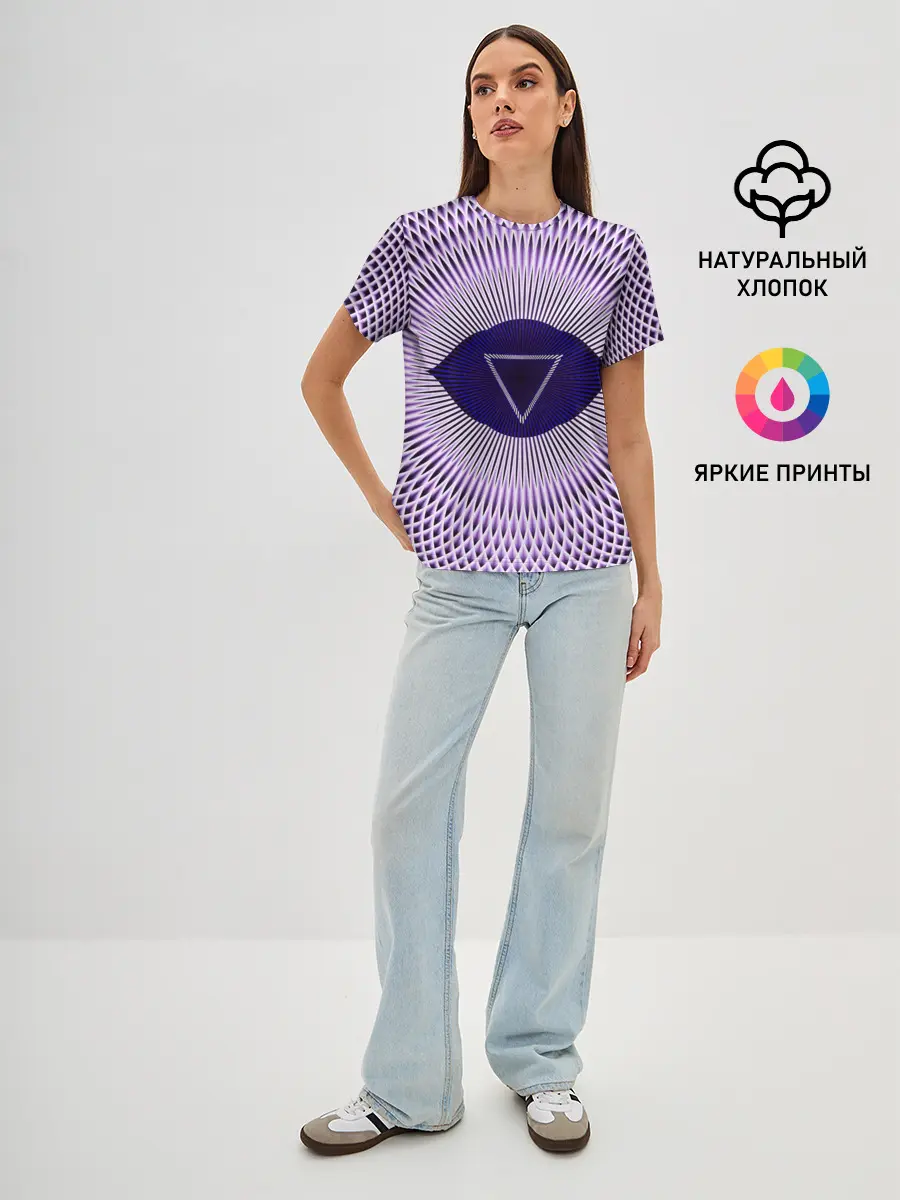 Женская базовая футболка / Чакра