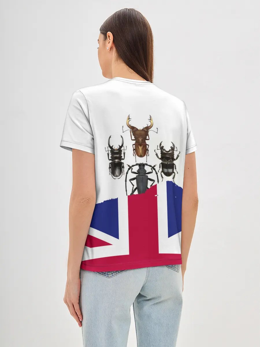 Женская базовая футболка / Жуки