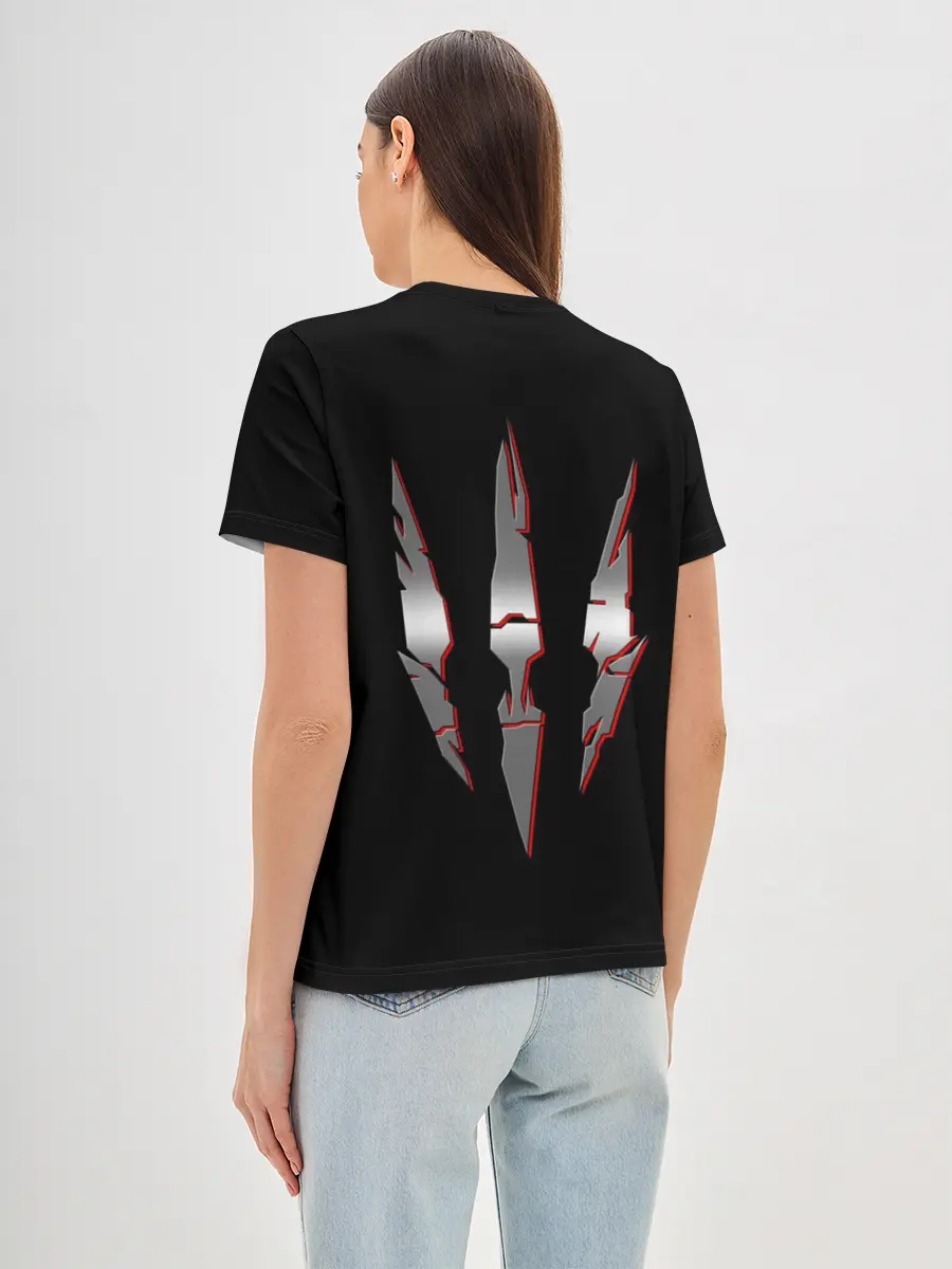 Женская базовая футболка / WITCHER 2077