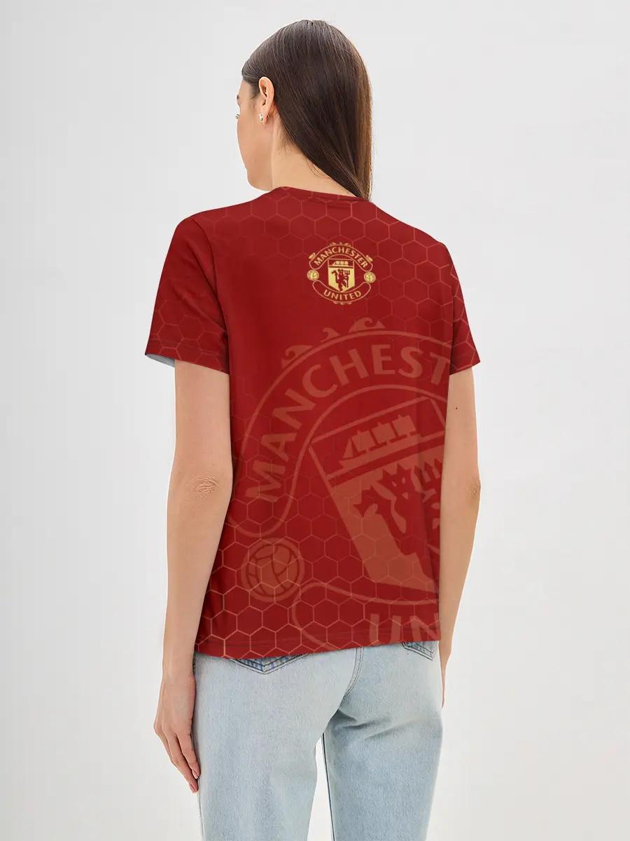 Женская базовая футболка / Манчестер Юнайтед