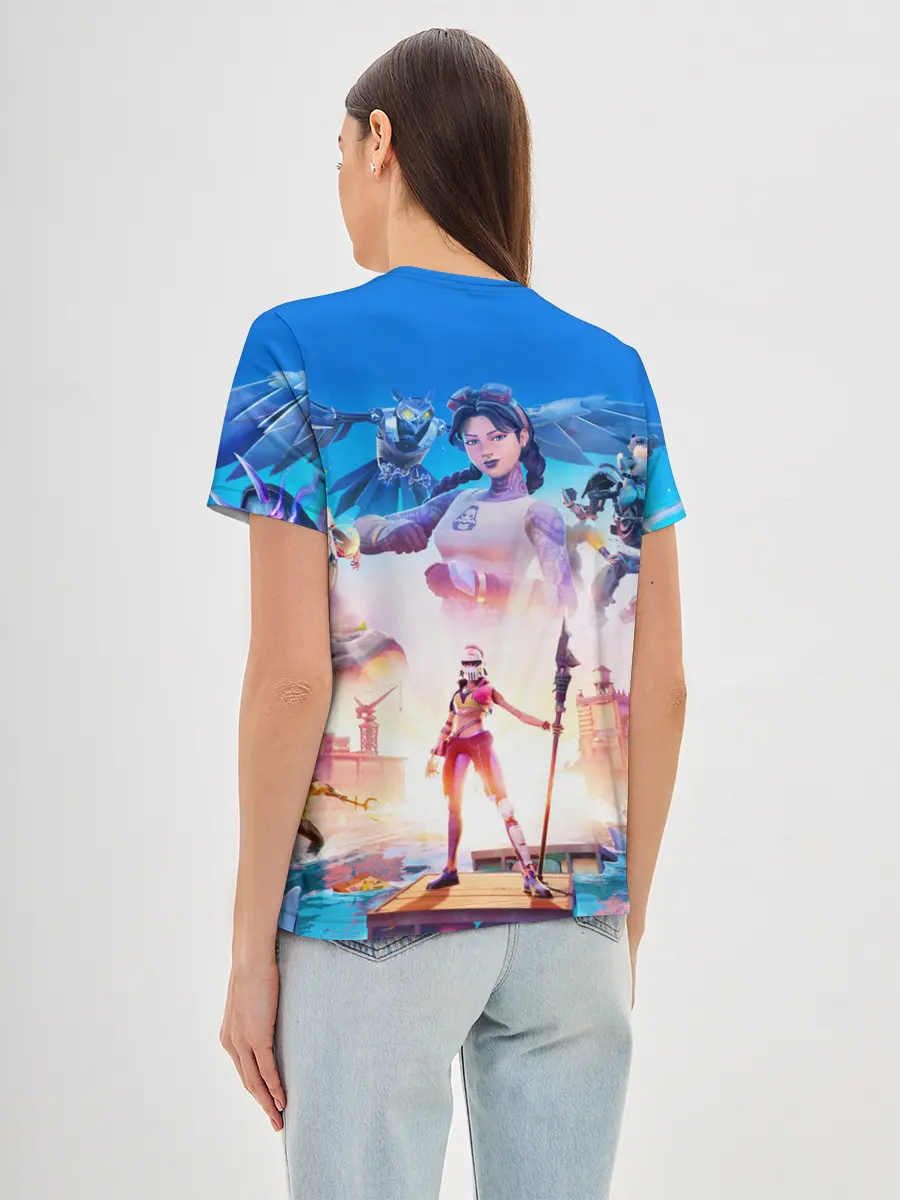 Женская базовая футболка / ФОРТНАЙТ 3 СЕЗОН