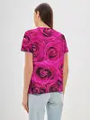 Женская базовая футболка / Розы