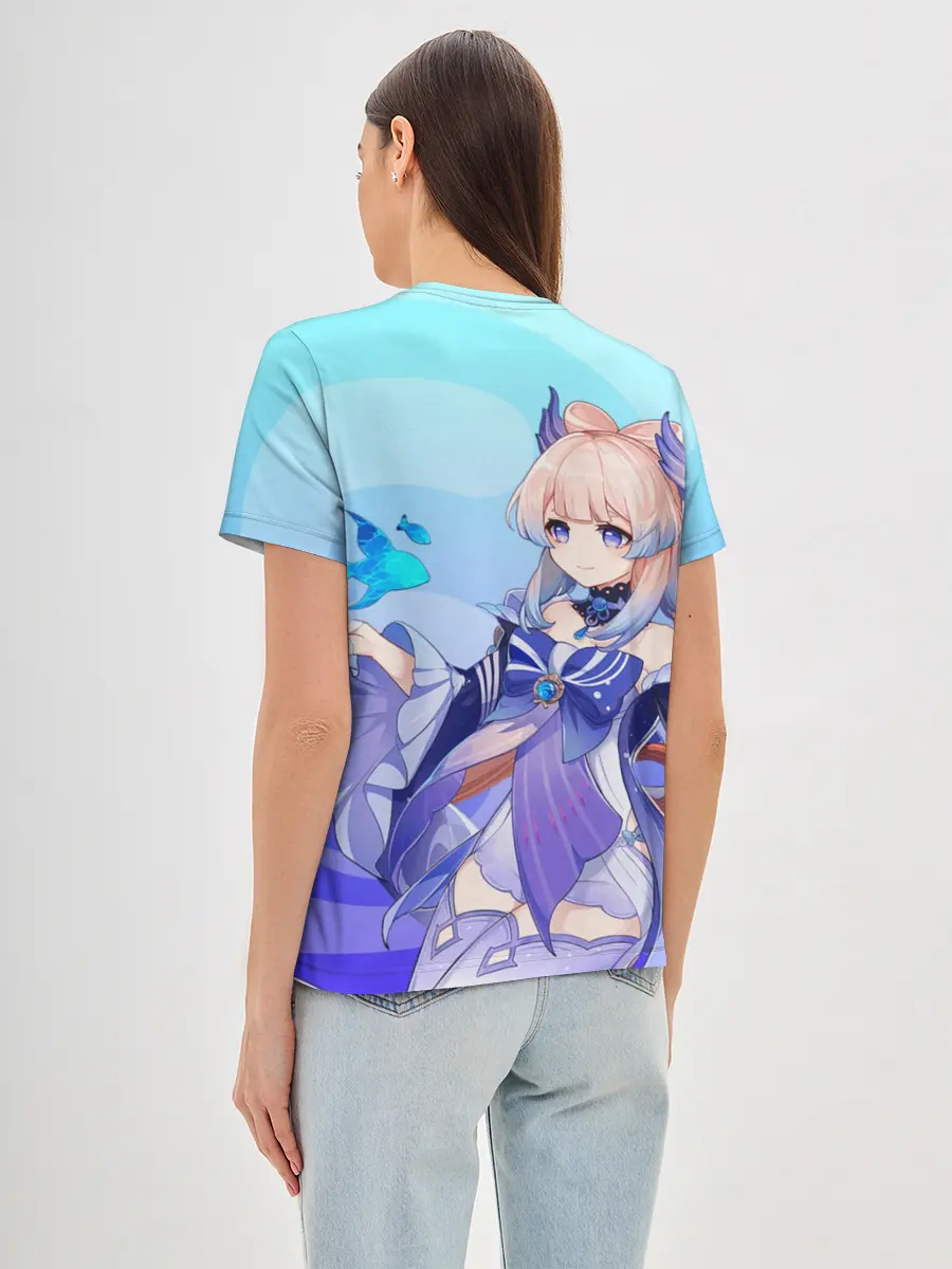 Женская базовая футболка / Genshin Impact, Кокоми