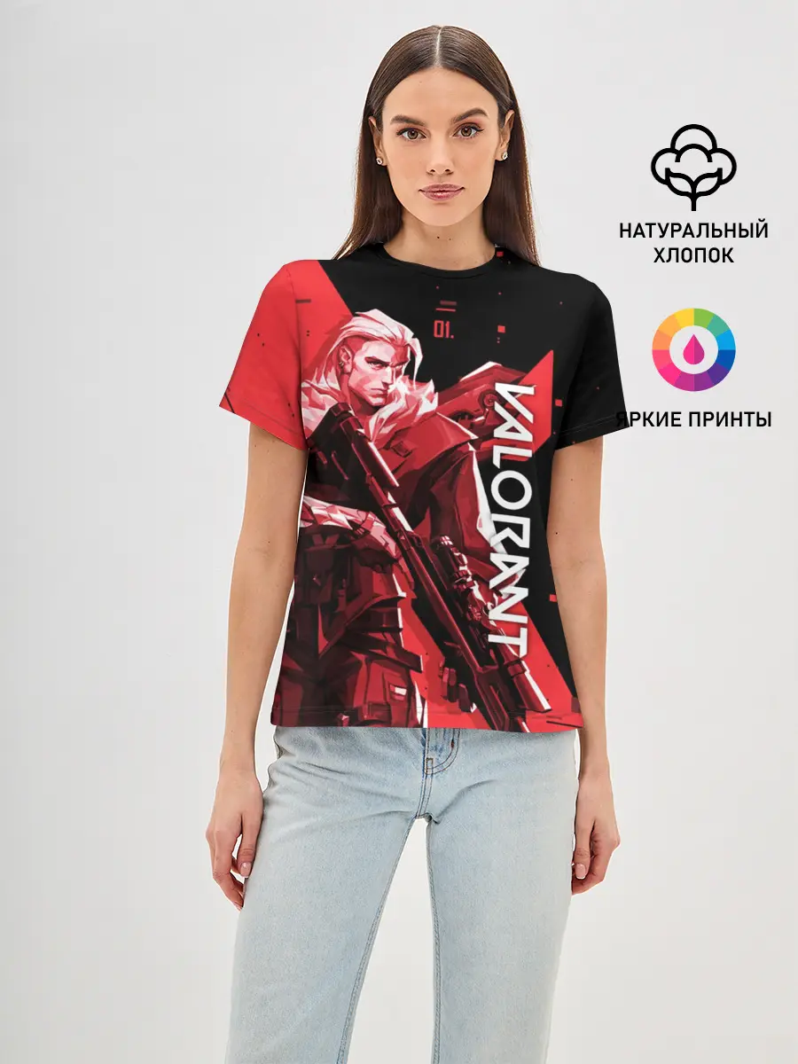Женская базовая футболка / VALORANT