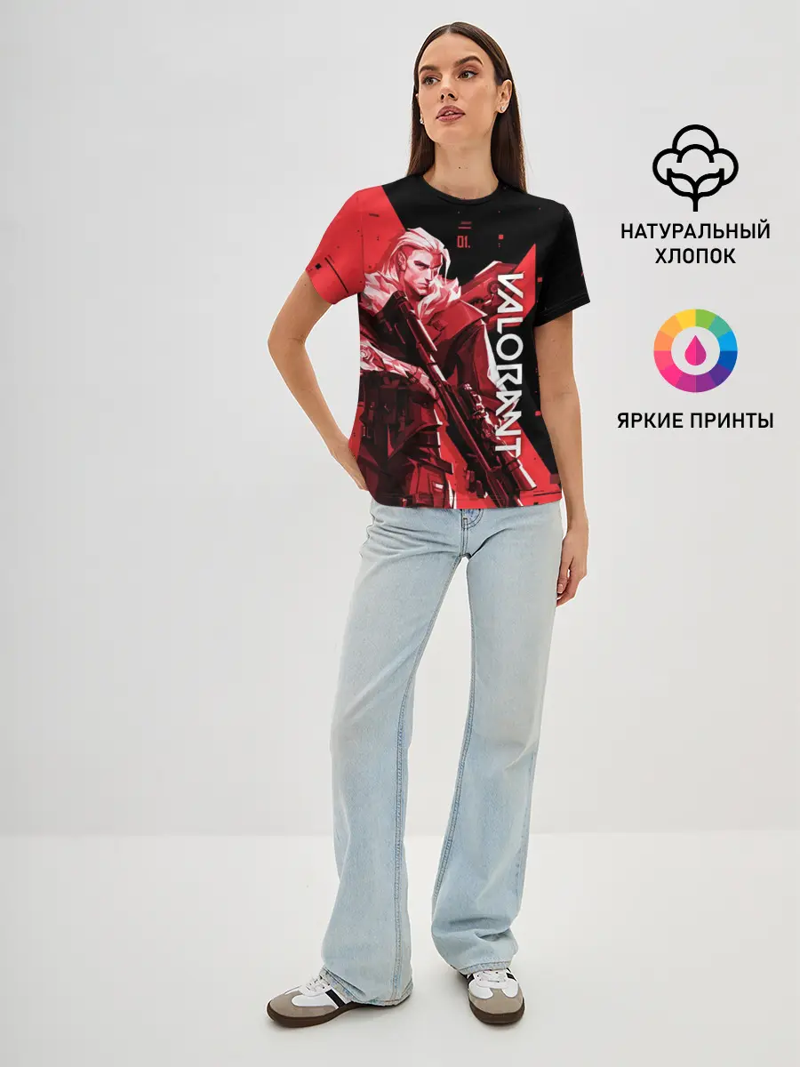 Женская базовая футболка / VALORANT