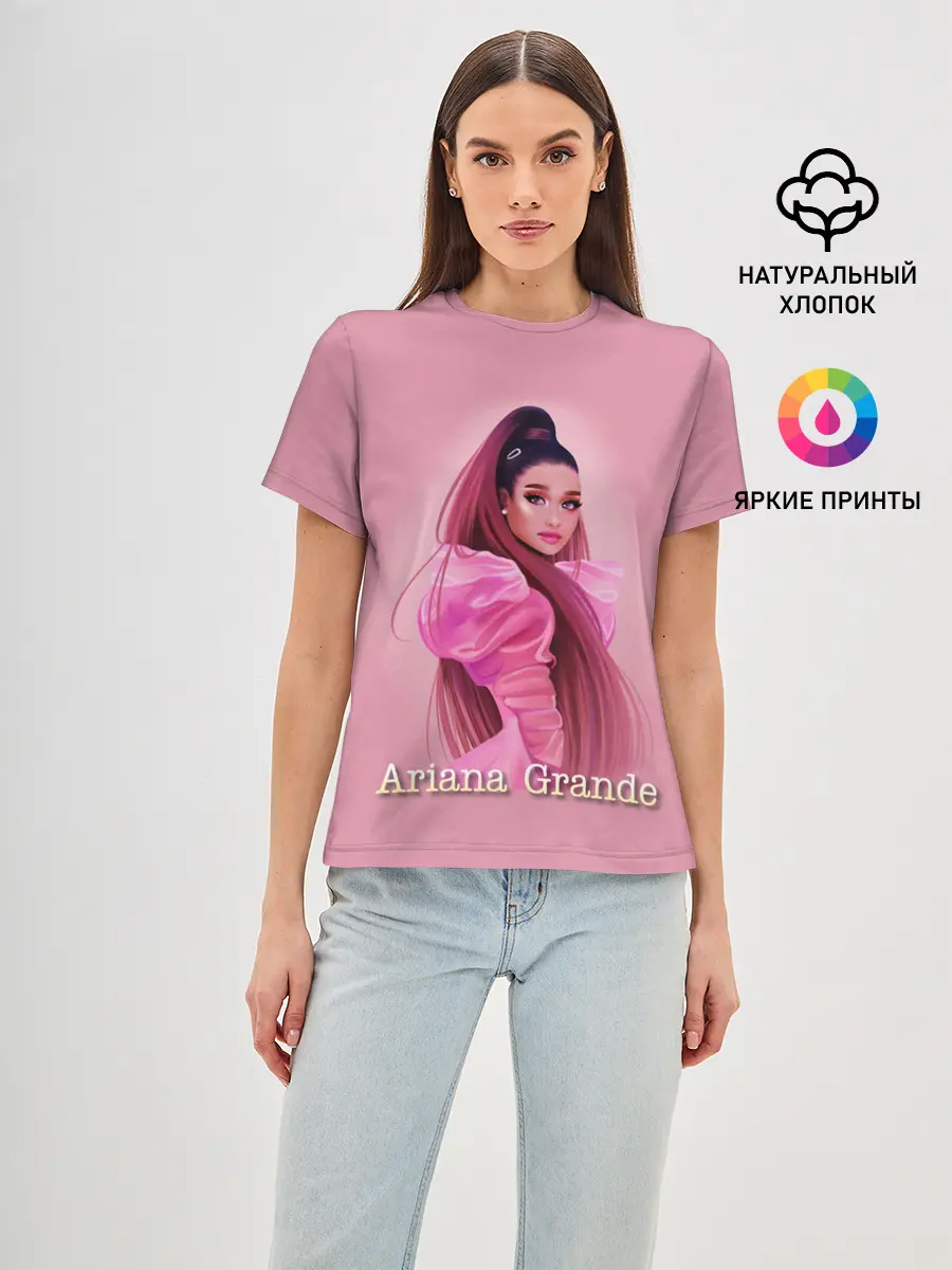 Женская базовая футболка / Ariana Grande